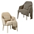 Elegant Poliform Jane Chair 3D model small image 5