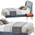 Lana Upholstered Bed: Stylish & Spacious 3D model small image 2