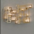 Antique Bronze Circuit Wall Candle Holder 3D model small image 4
