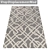 Luxury Textured Carpet Set 3D model small image 3