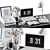 Stylish Office Essentials Set 3D model small image 2