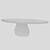 Elegant Oak Dining Table 3D model small image 4