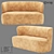 LoftDesigne 4221 - Stylish Wooden Sofa 3D model small image 1