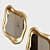 Golden Hologram Mirror: Stunning & Modern 3D model small image 1