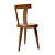 Perriand Three-Legged Chair 3D model small image 3
