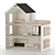 Luxury Dollhouse: Realistic Details & Modern Design 3D model small image 1