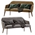 Elegant Poliform Jane Sofa 3D model small image 1