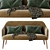 Elegant Poliform Jane Sofa 3D model small image 2