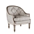 Muses Armchair: Elegance Refined 3D model small image 4