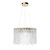 Luxury Newport Chrome Gold Chandelier 3D model small image 2