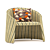 Cozy Chic: Husk Armchair 3D model small image 4
