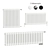 Elegant Zehnder Charleston Radiators 3D model small image 1