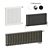 Elegant Zehnder Charleston Radiators 3D model small image 3