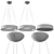 Modern Rando Pendant Light 3D model small image 4