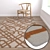 Luxury Texture Carpets Set 3D model small image 5