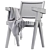 Pierre Jeanneret Designer Office Chair 3D model small image 5