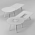Immerse Collaboration Table: Versatile & Vibrant 3D model small image 2