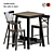 NORRÅKER Bar Set: Stylish & Functional 3D model small image 2