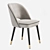 Elegant Eichholtz CLIFF Velvet Dining Chair 3D model small image 1