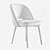 Elegant Eichholtz CLIFF Velvet Dining Chair 3D model small image 5