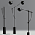 Elegant Balancer Floor Lamp 3D model small image 3