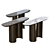 Elegant Gabriel Console Table 3D model small image 2