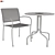 Outdoor Paradise: Ikea LEKKE 2 Garden Table & Chair Set 3D model small image 2