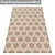 Luxury 3-Piece Carpet Set 3D model small image 3