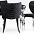 Elegant Elve Table & Chairs Set 3D model small image 3