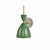 Green Hourglass Wall Lamp 3D model small image 1