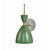 Green Hourglass Wall Lamp 3D model small image 2