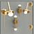 Elegant Nodes Wall Lamps 3D model small image 2