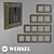 Werkel Antik Bronze Metal Frames 3D model small image 1