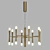 Elegant Golden Pendant Lamp by Lampatron 3D model small image 2