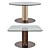 Quadrifoglio Table: Elegant Side Tables 3D model small image 2