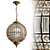 Luxury Ceiling Pendant Light 3D model small image 1