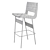 Elegant Bar Stool by Knoll 3D model small image 5