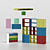 Lego-inspired Nursery Furniture 3D model small image 1