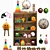 Title: Toy-Filled Bookcase 3D model small image 3