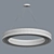 Sleek L1280 Chandelier Shimmers 3D model small image 2