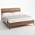 Sleek Toffee Bed | Futuristic Design 3D model small image 1