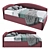Bonaldo Titti Kids Sofa Bed 3D model small image 1