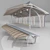 Stylish Carport for Elegant Shelter 3D model small image 1