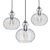 Sleek Brushed Nickel Mini Pendant 3D model small image 1