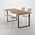 Elegant Dining Table 02 3D model small image 1