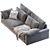 Harmony 82" Standard Sofa 3D model small image 3