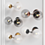 Staggered Glass 2-Light Sconce 3D model small image 1