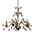 Antler Chandelier 3D model small image 1