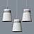 Elegant Stone Bell Chandelier 3D model small image 2