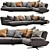 Sydney Polyform: Modern Modular Sofa Solution 3D model small image 1